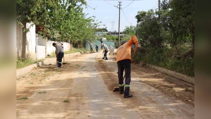 Nazilli Belediyesi, Eğriboyun Mezarlığı bölgesini temizledi