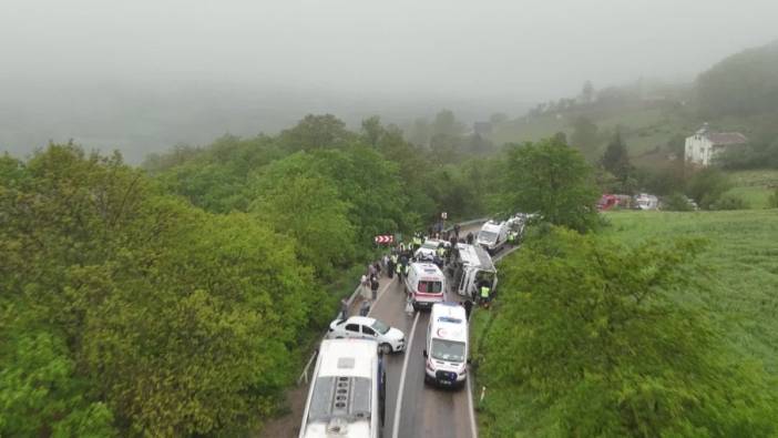 Sinop’ta Öğrenci Otobüsü Kazası: 18 Yaralı