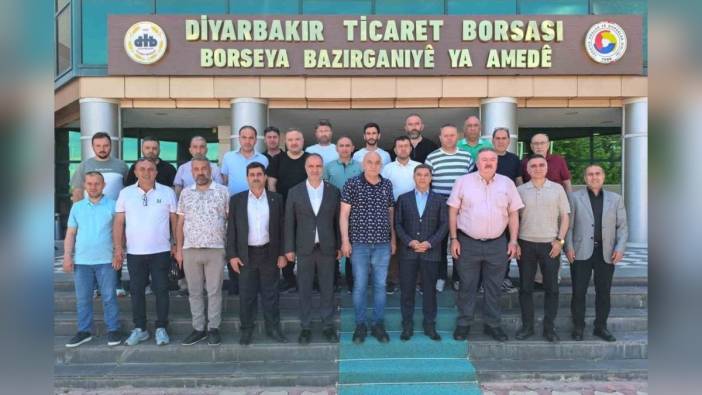 Afyonkarahisar Ticaret Borsası Heyeti, Diyarbakır Ticaret Borsasını ziyaret etti