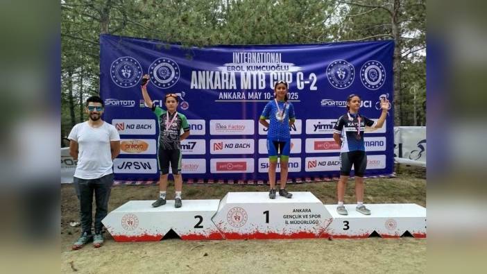 Akhisarlı bisikletçiler Ankara MTB CUP'ta kürsüde yer aldı