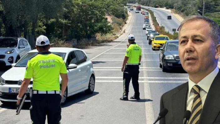 Bakan Yerlikaya'dan trafik denetlemesi açıklaması: 1 haftada 3 milyon 600 bin araç...