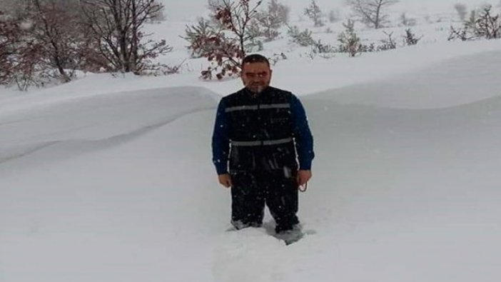 Çanakkale'nin yükseklerinde kar yağışı