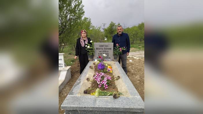 Malatya'da acı Anneler Günü: Beste Kızılay'ın ailesi mezarı başında