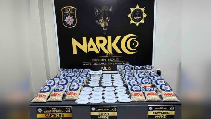 Kilis'te iki uyuşturucu operasyonu: 57 kilo esrar ele geçirildi