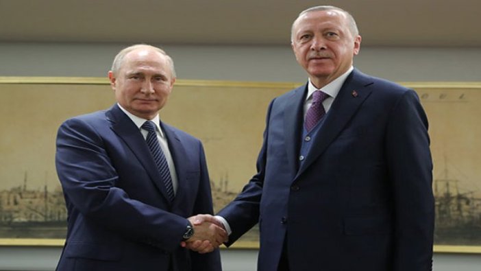 Cumhurbaşkanı Erdoğan ile Putin görüştü