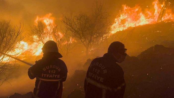 Define ararken ormanı yakan 4 zanlı tutuklandı