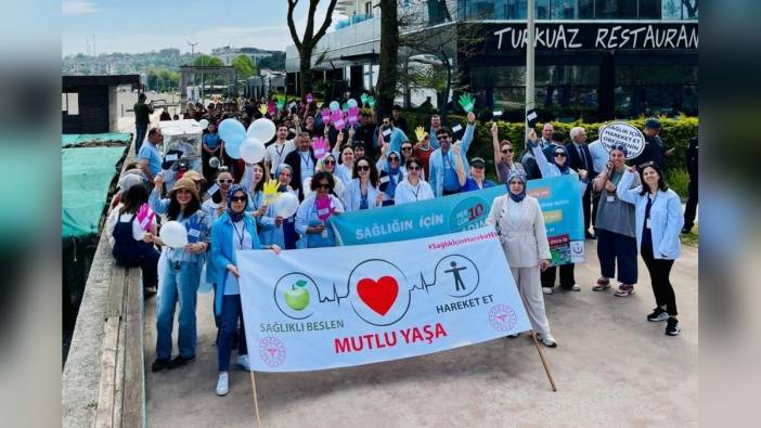 Akçakoca'da sağlıklı yaşam için yürüyüş düzenlendi: Çölyak ve astım farkındalığı vurgulandı