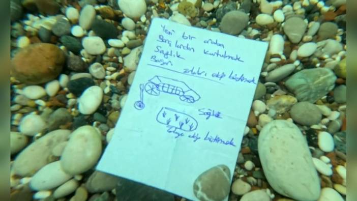 Akdeniz Üniversitesi dalışı: Deniz dibinde Hıdırellez dilekleri bulundu
