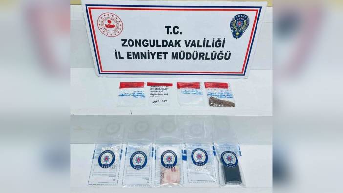 Zonguldak'ta uyuşturucu operasyonu: 5 tutuklama