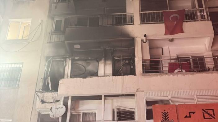 İzmir'de doğalgaz patlaması: Ocağın bağlantı borusu kesilip çakmakla ateşlendi