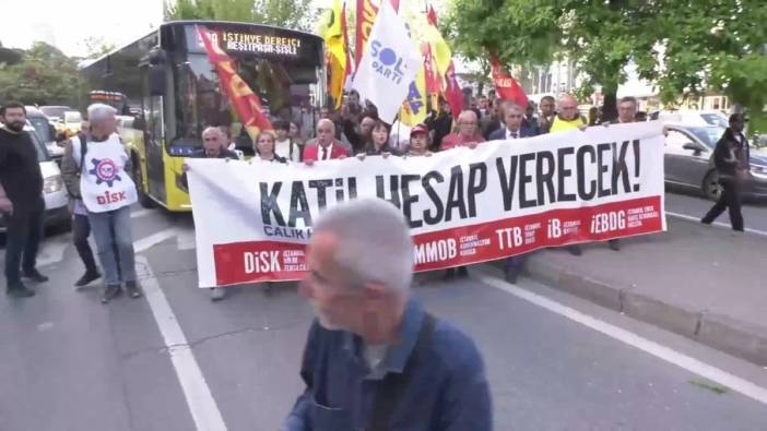 Çalık Holding önünde protesto: İşçi Erol Eğrek’in ölümü kınandı