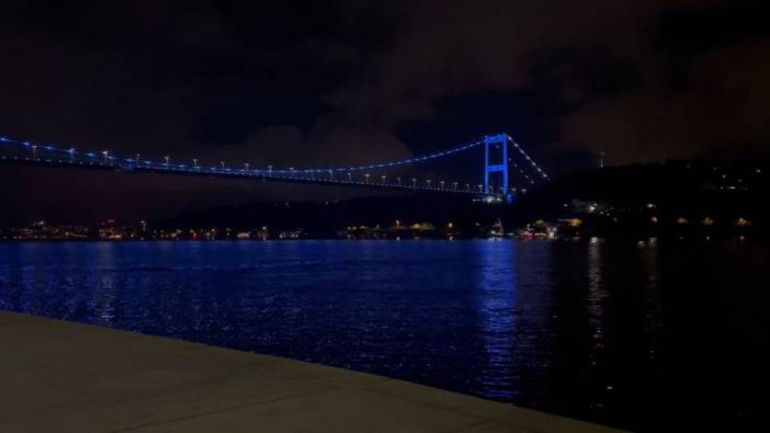 FSM Köprüsü, Engelliler Haftası'nda maviye büründü