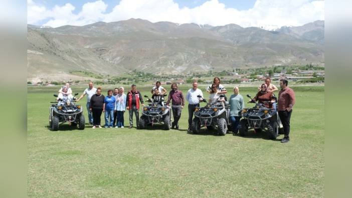 Erzincan'da özel gençler için unutulmaz gün: Yamaç paraşütü ve ATV heyecanı