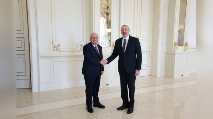 Milli Savunma Bakanı Güler, Azerbaycan'da: Cumhurbaşkanı Aliyev ile görüştü