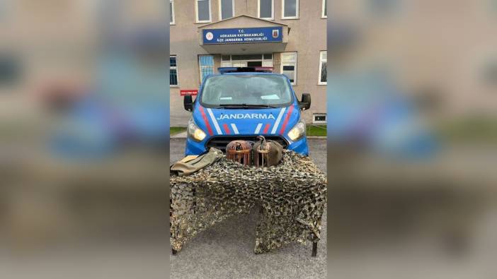 Erzurum'da yasa dışı avlanan şahsa ceza