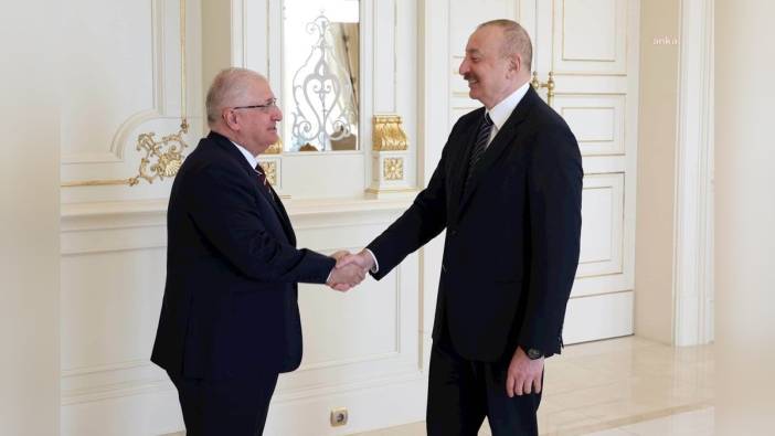 Aliyev, Bakan Güler'i kabul etti: Cumhurbaşkanı Erdoğan'ın selamları iletildi