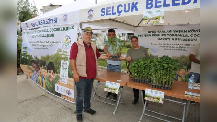 Efes Tarlası Yaşam Köyü’nden fide satışı: DMD kas hastası çocuklar için destek kampanyası