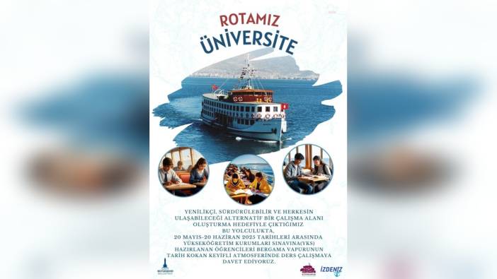 İzmir Büyükşehir Belediyesi'nden üniversite adaylarına: 'Rotamız Üniversite' projesi