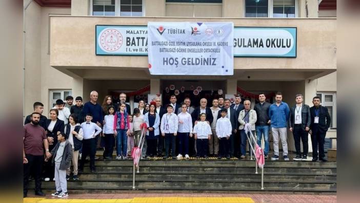 Battalgazi'de özel öğrenciler bilim fuarı düzenledi: Engeller yeni düşüncelere engel değil