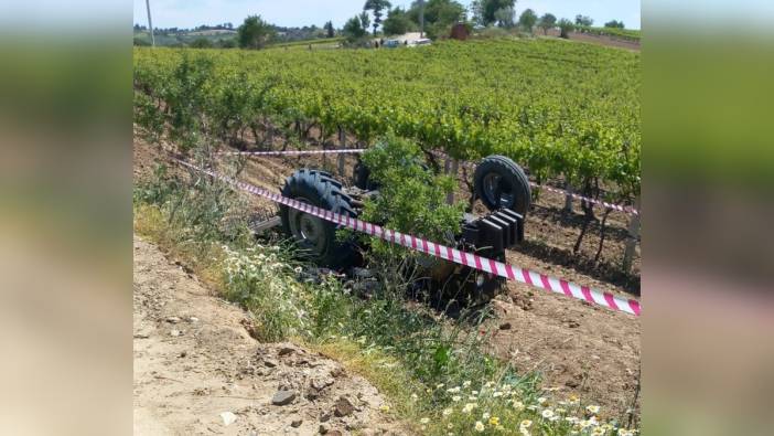 Denizli'de traktör kazası: Sürücü hayatını kaybetti