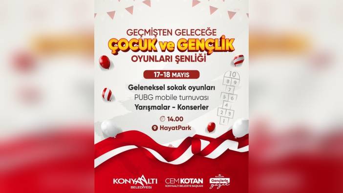 Konyaaltı Belediyesi'nden 19 Mayıs şenliği