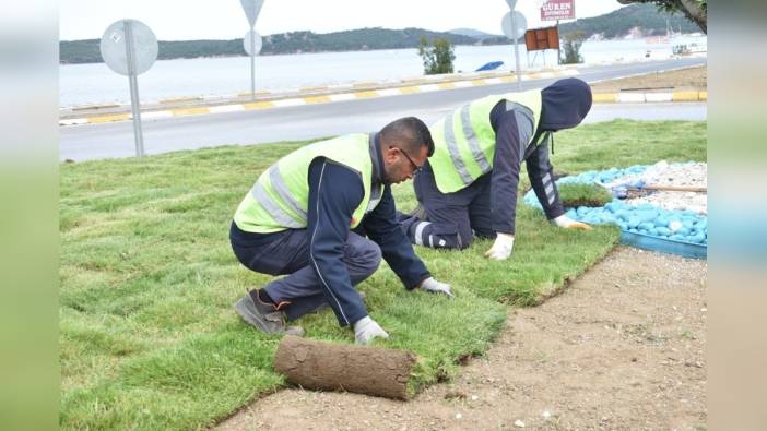 Balıkesir Büyükşehir Belediyesi: Kendi çimini kendisi üretiyor