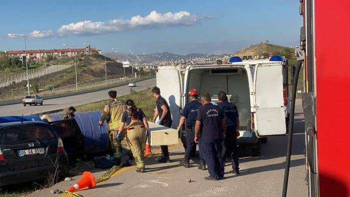 Ankara'da feci kaza: Anne ve oğlu hayatını kaybetti