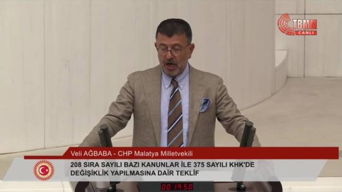 Ağbaba: PKK'yla barış yaparken CHP'ye savaş açtınız