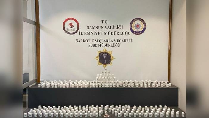 Samsun'da uyuşturucu operasyonu: 14 binin üzerinde hap ve bonzai ele geçirildi