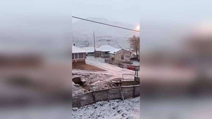 Balahor Yaylası'nda Mayıs ayında kar yağışı: Tarihi İpekyolu beyaza büründü