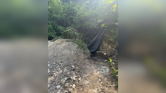 Çatalca'da kaçak kazı operasyonu: Tarihi kemer ortaya çıktı