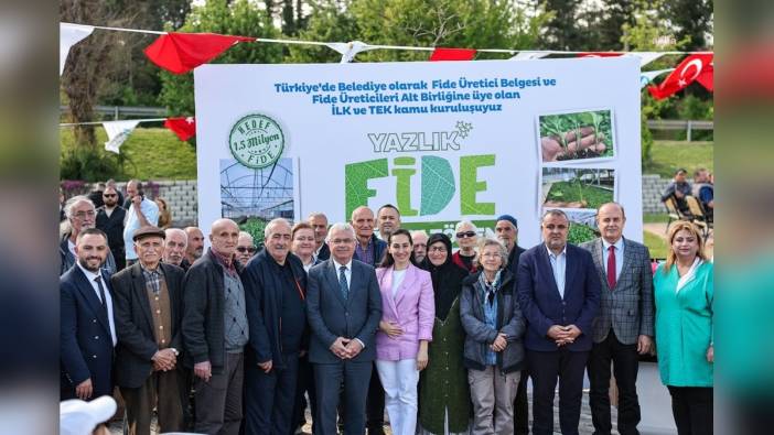 Beykoz Belediyesi'nden çiftçiye 1 milyon 50 bin fide desteği