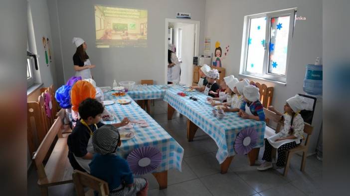 Kartal Belediyesi kreş öğrencileri, Besin Alerjisi Farkındalık Haftası'nı kutladı