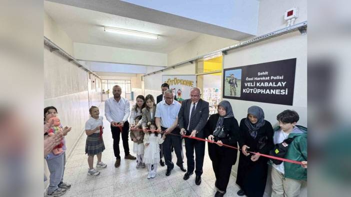 Karacasu'da Şehit Veli Kabalay Kütüphanesi açıldı