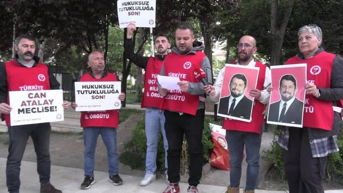 Bilecik’te TİP'ten Can Atalay açıklaması: Halk iradesi iki yıldır esir tutuluyor