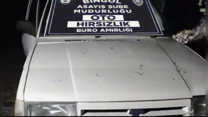 Bingöl'de oto hırsızlığı operasyonu: İki şüpheli yakalandı