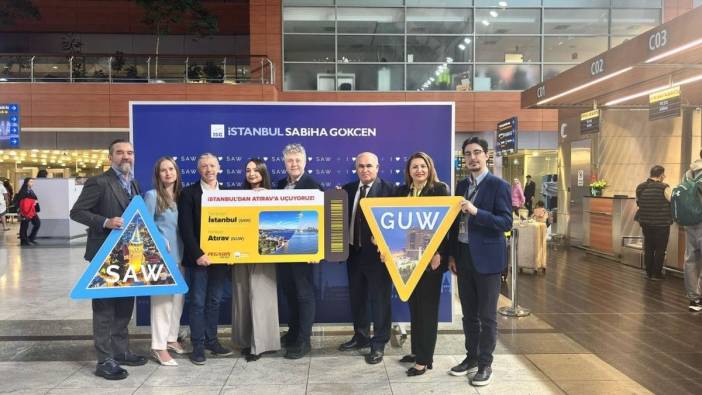 Pegasus Havayolları, İstanbul Sabiha Gökçen'den Atırav'a direkt seferlere başladı