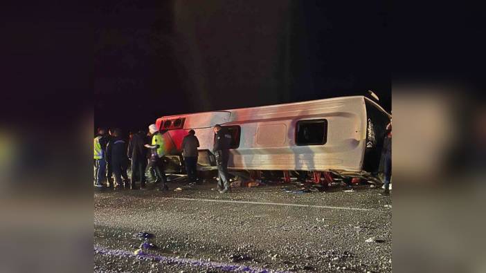 Kahramanmaraş'ta minibüs kazası: 1 ölü, 19 yaralı