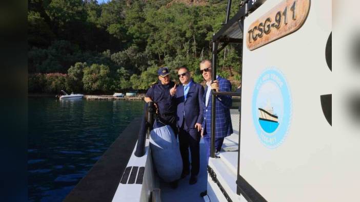 Vali Akbıyık, Fethiye ve Göcek koylarında incelemelerde bulundu