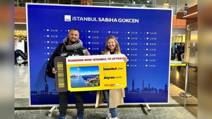 Sabiha Gökçen'den Atırav'a direkt uçuşlar başladı