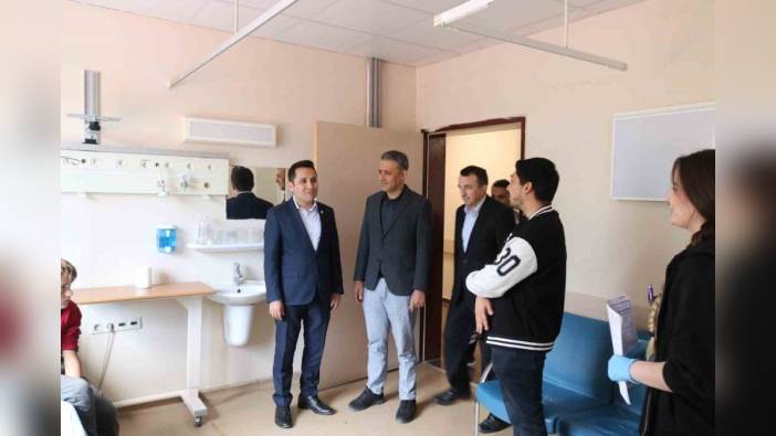 İhsaniye Kaymakamı Bildirici: Eğitim ve sağlık alanında incelemelerde bulundu