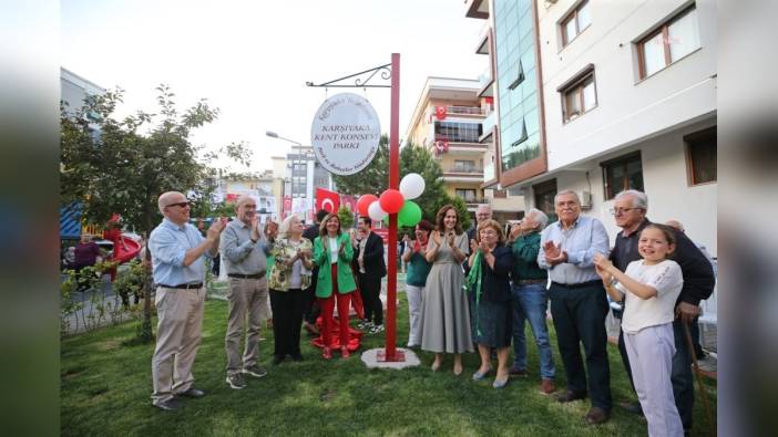 Karşıyaka'da Kent Konseyi Parkı hizmete açıldı: Başkan Ünsal: 'Nesiller boyu çocuklar bu parkta oynasın'