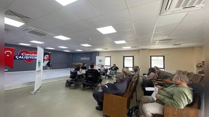 Tekirdağ Büyükşehir Belediyesi'nden özel gereksinimli bireylere destek