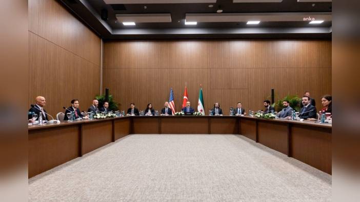 Antalya'da Türkiye, ABD ve Suriye arasında üçlü görüşme: Yaptırımların kaldırılması masada