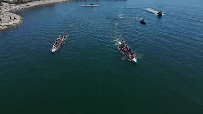 Tuzla'da Liseler Arası Dragon Bot Yarışı: TOKİ Yahya Kemal Çok Programlı Anadolu Lisesi birinci oldu