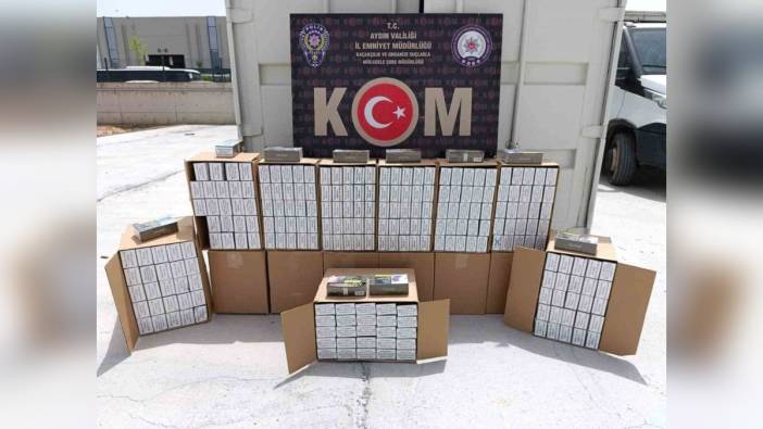 Aydın'da kaçak makaron operasyonu: 130 bin doldurulmuş, 20 bin boş makaron ele geçirildi