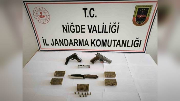 Niğde'de ruhsatsız silah operasyonu: Bir şüpheli gözaltına alındı