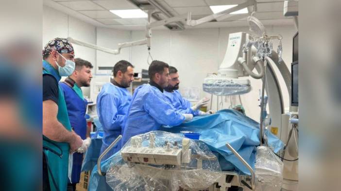 Siirt'te varikosel tedavisi anjiyografik yöntemle yapıldı: Hasta aynı gün taburcu edildi