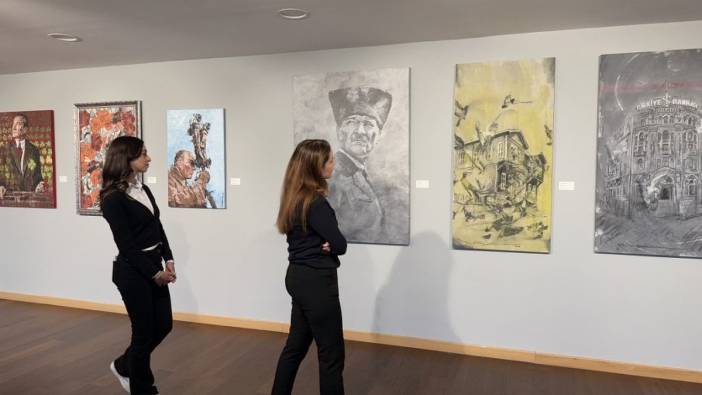 İş Bankası'ndan 19 Mayıs'a özel sergi: Atatürk portreleri sanatseverlerle buluştu