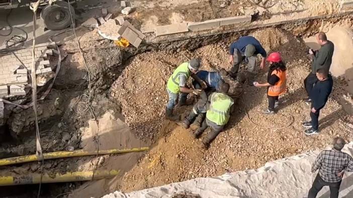 İnegöl'de iş kazası: Altyapı çalışmasında toprak altında kalan işçi ağır yaralandı